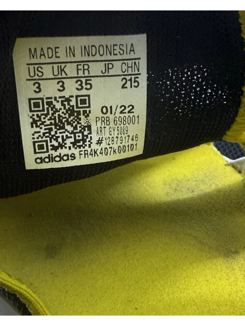 Adidas Lego x captain toey GY5089 Mesh Sandals Black Yellow Unisex Kids US Sz 3